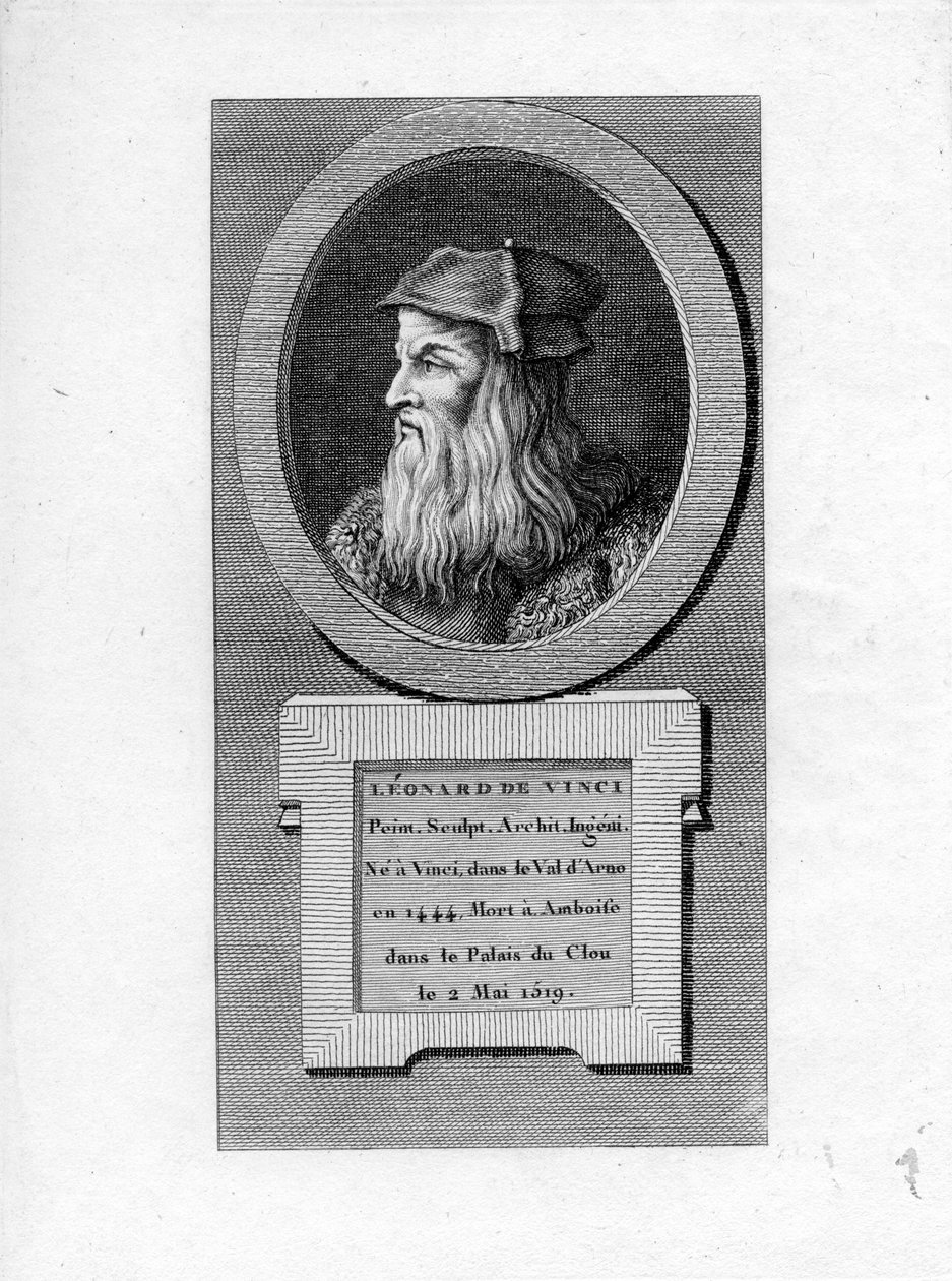 grawerowany portret autorstwa non identifié