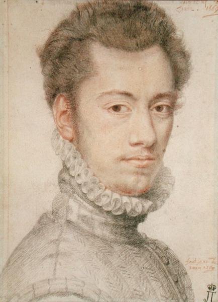 Etienne Dumonstier (1540-1603), ok.1570 autorstwa Daniel Dumonstier or Dumoustier