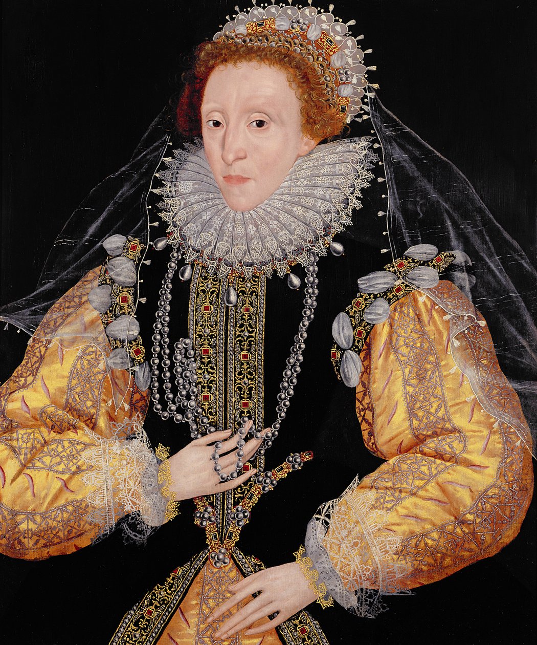 Portret królowej Elżbiety I, ok.1586 autorstwa Federico Zuccari or Zuccaro
