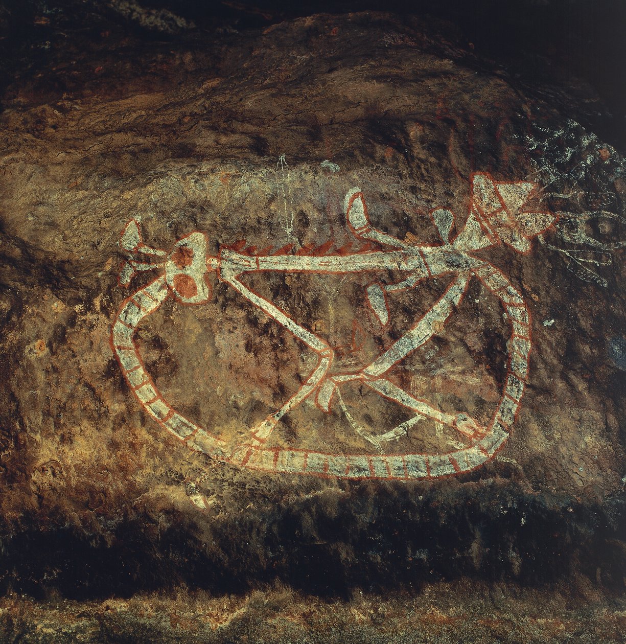 Mitologia aborygeńska (malarstwo naskalne) autorstwa Theodore Charles Ange Coquelin