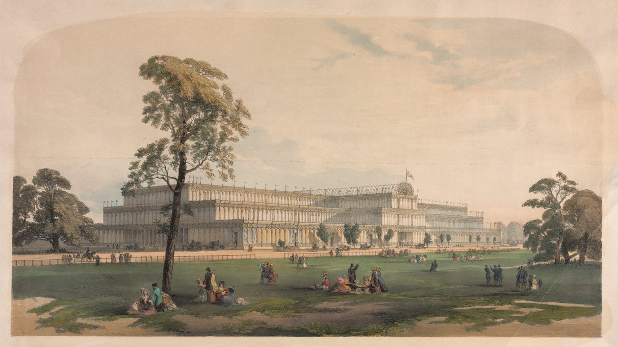 Kryształowy Pałac autorstwa possibly by Joseph Nash