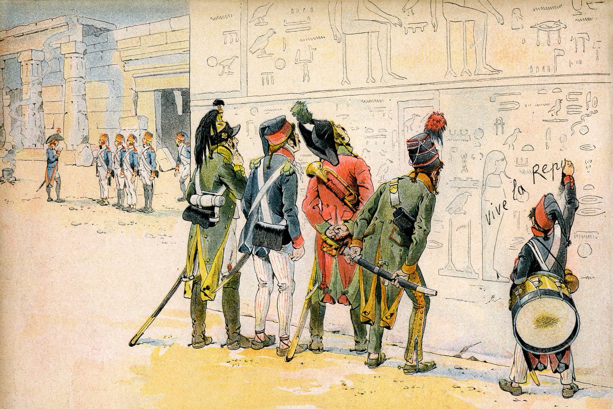 Kampania w Egipcie autorstwa pseudonym for Onfray de Breville Jacques Job