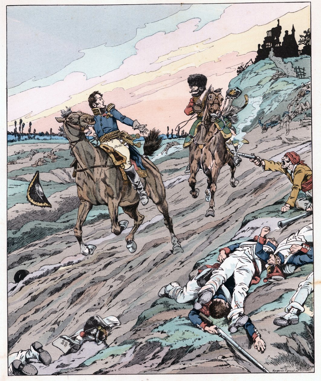 Daj mu jeszcze wypić słowa generała Hugo (Joseph Leopold Sigisbert Hugo autorstwa pseudonym for Onfray de Breville Jacques Job
