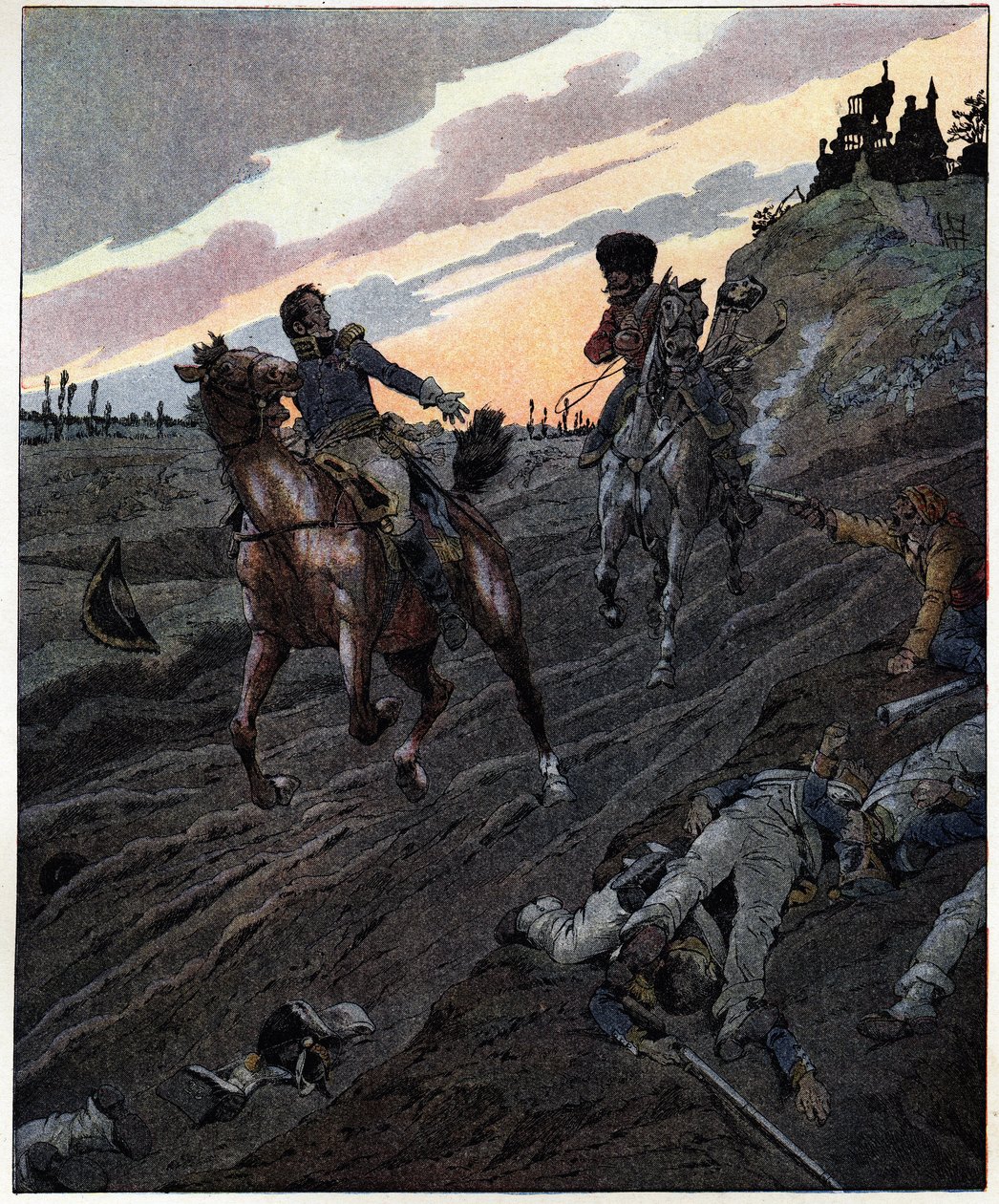 Daj mu jeszcze wypić słowa generała Hugo (Joseph Leopolde Sigisbert Hugo autorstwa pseudonym for Onfray de Breville Jacques Job
