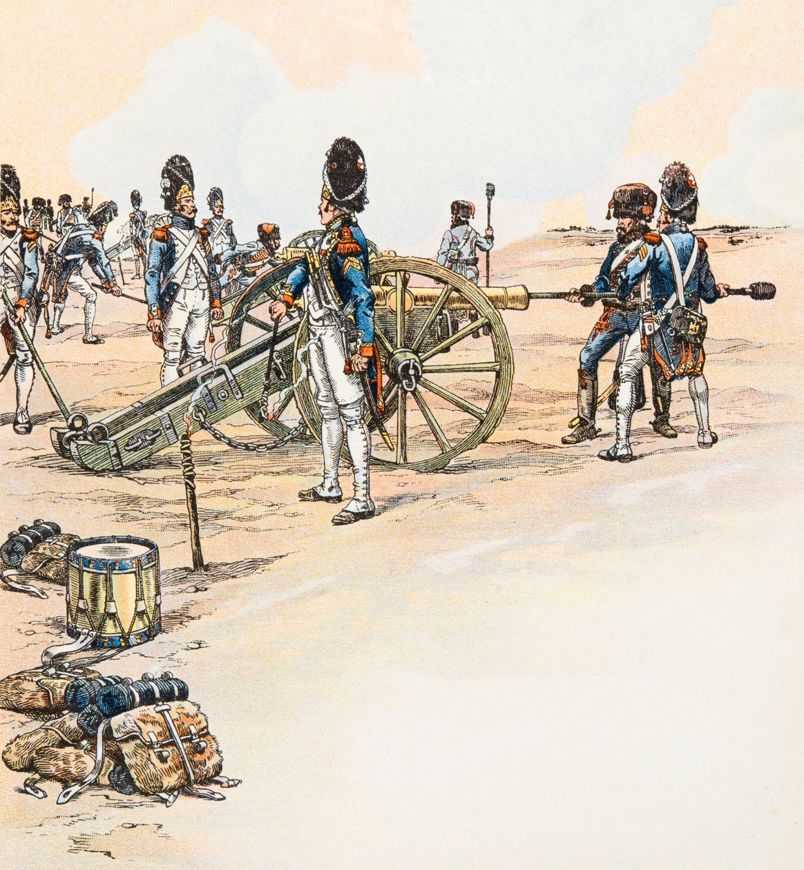 Jacques Marie Gaston Onfroy de Breville dit JOB (1858-1931) - Kanonierzy Wielkiej Armii, Napoleon Bonaparte, kolekcja prywatna autorstwa pseudonym for Onfray de Breville Jacques Job
