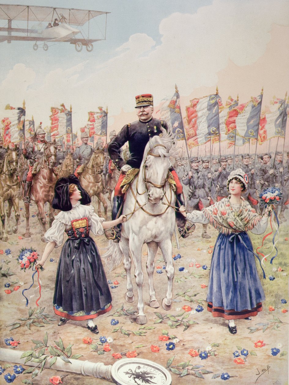 Marszałek Ferdinand Foch (1851-1929) Wyzwoliciel (kolor lito) autorstwa pseudonym for Onfray de Breville Jacques Job