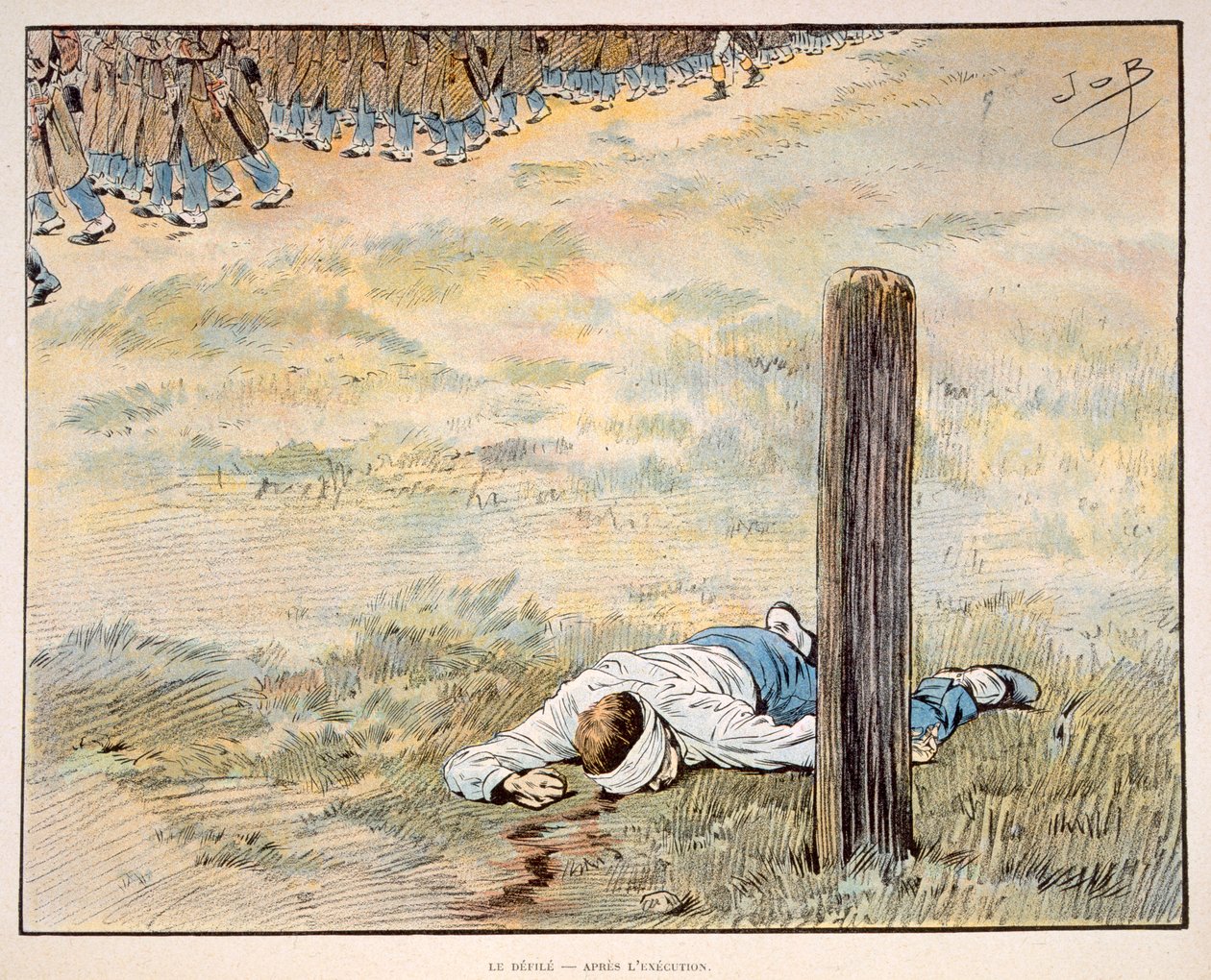 Zhańbieni - po egzekucji autorstwa pseudonym for Onfray de Breville Jacques Job
