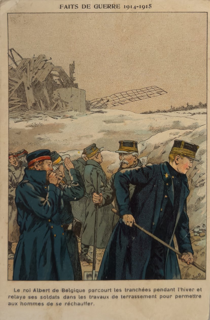 WW1: Król żołnierzy (ilustracja) autorstwa pseudonym for Onfray de Breville Jacques Job
