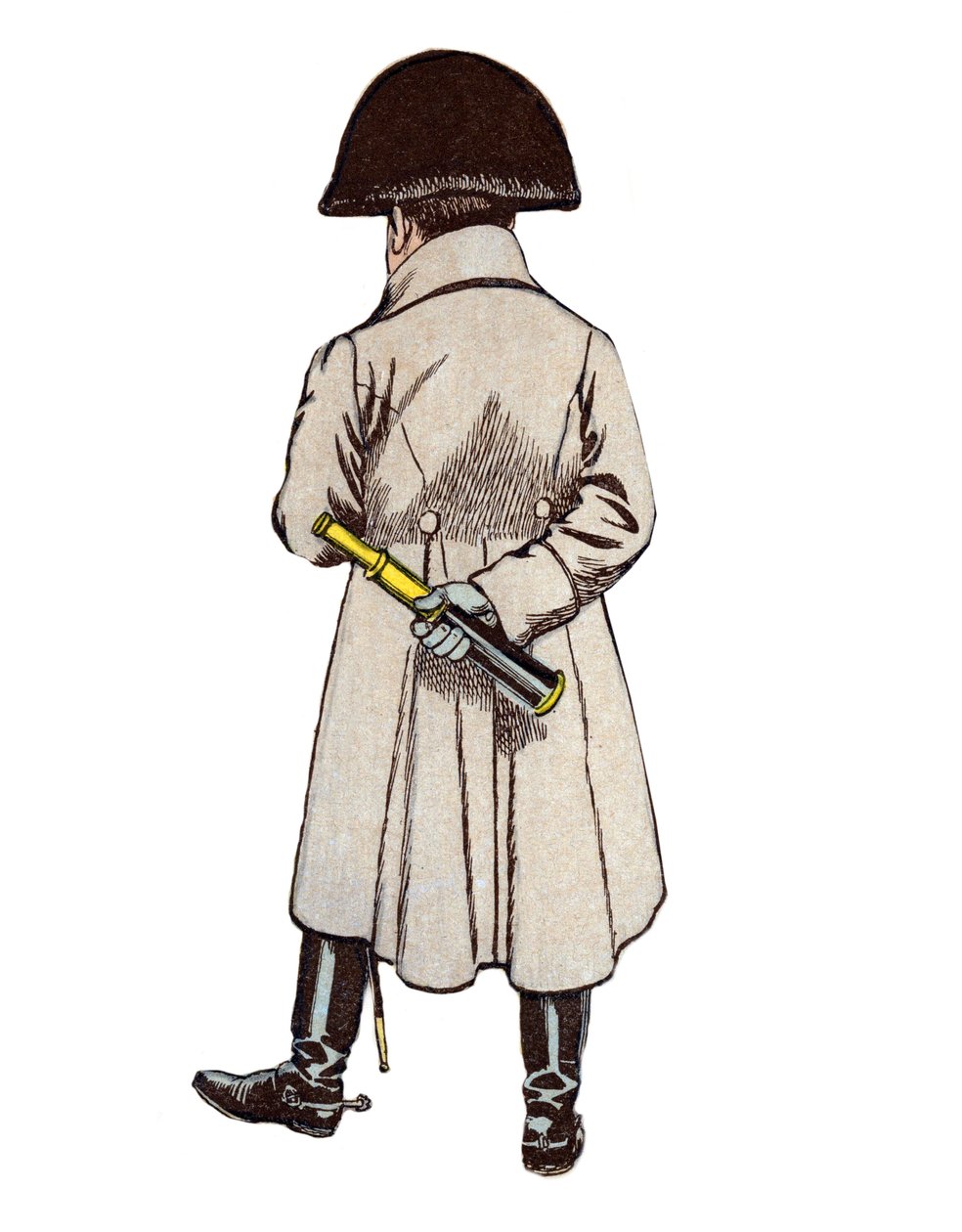 Portret Napoleona Bonaparte - litografia Joba (Jacques Onfroy de Breville) z „”Le Grand Napoleon des Petites Enfants””” 1893 autorstwa pseudonym for Onfray de Breville Jacques Job