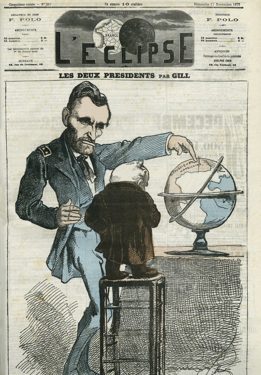 Dwaj prezydenci, Ulysses Simpson Grant autorstwa pseudonym for Onfray de Breville Job