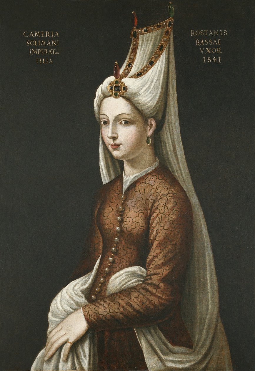 Księżniczka Mihrimah Sułtan 1522-1578, córka cesarza Sulejmana I, II poł. autorstwa second half 16th cen. Italian