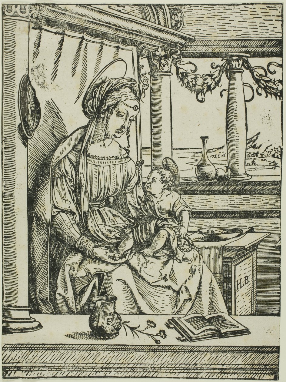 Dziewica z Dzieciątkiem autorstwa the Elder Hans Burgkmair