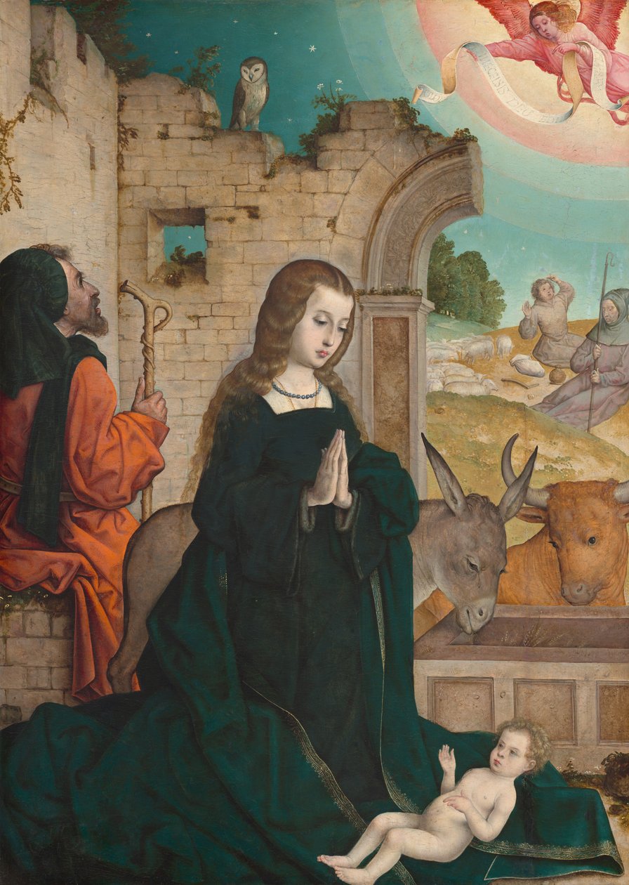 Narodzenia, c. 15081519. autorstwa the Elder Juan de Flandes