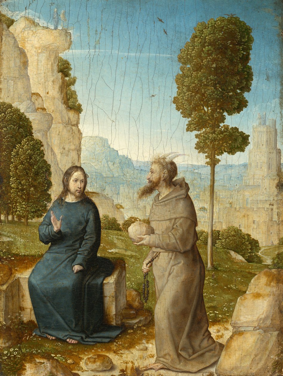 Kuszenie Chrystusa, c. 15001504. autorstwa the Elder Juan de Flandes