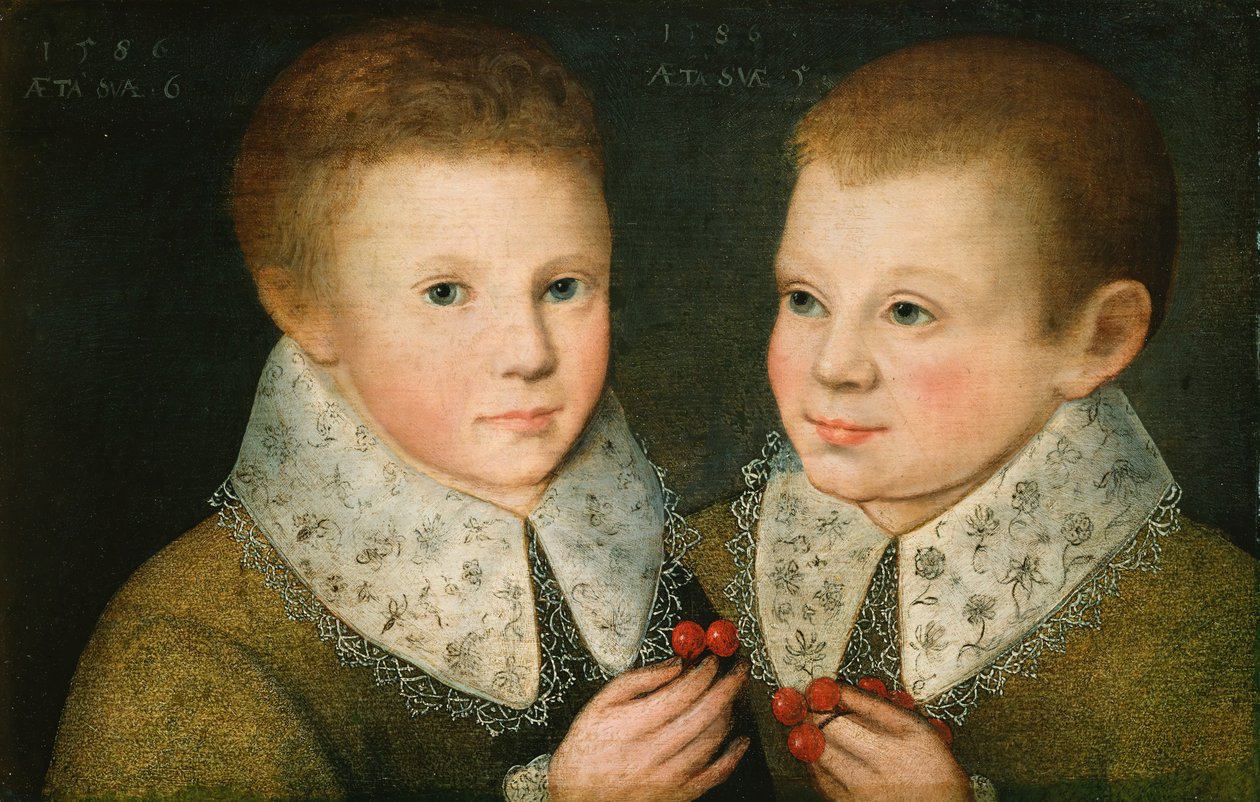 Portret dwóch braci, 1586. autorstwa the Younger Marcus Gheeraerts