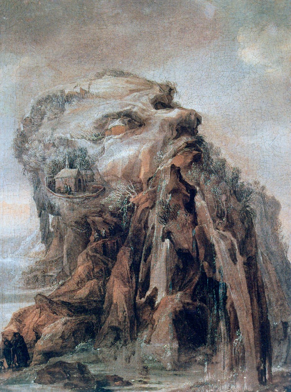 „Krajobraz antropomorficzny”, c1600-1635 autorstwa the younger Joos de Momper