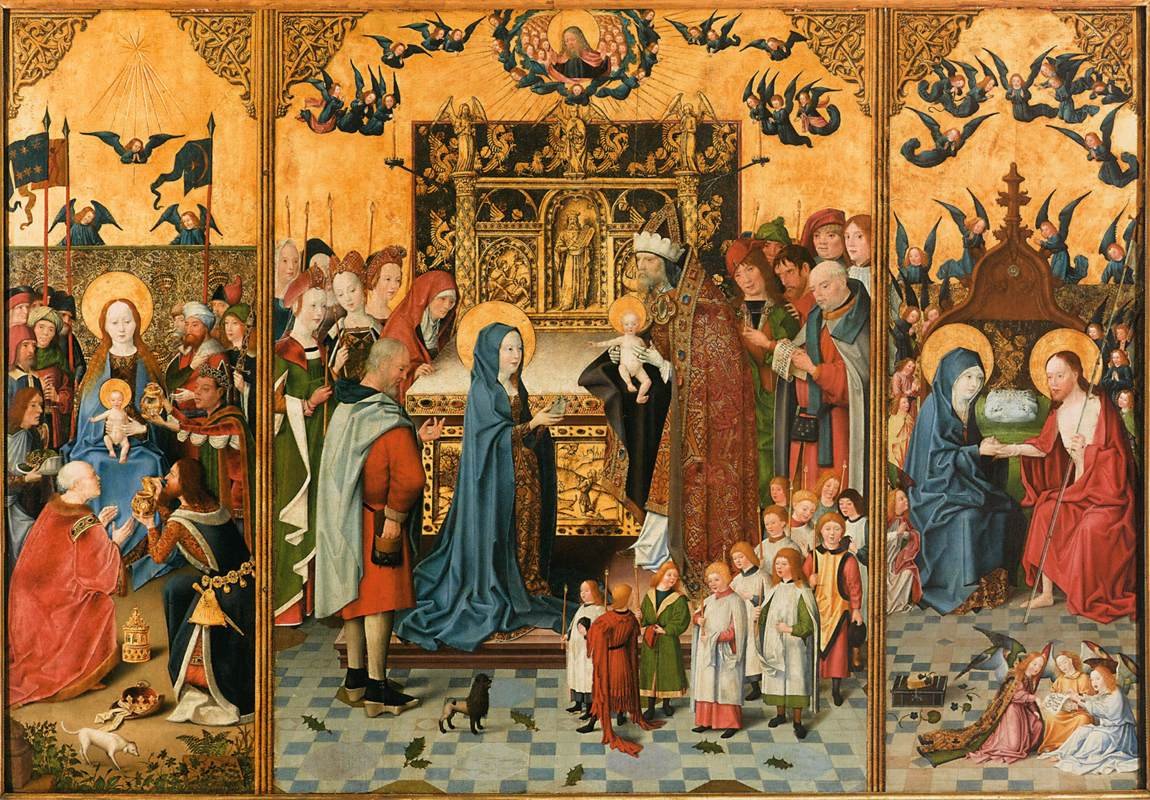 Ołtarz Siedmiu Radości Maryi autorstwa Unbekannt Unbekannt