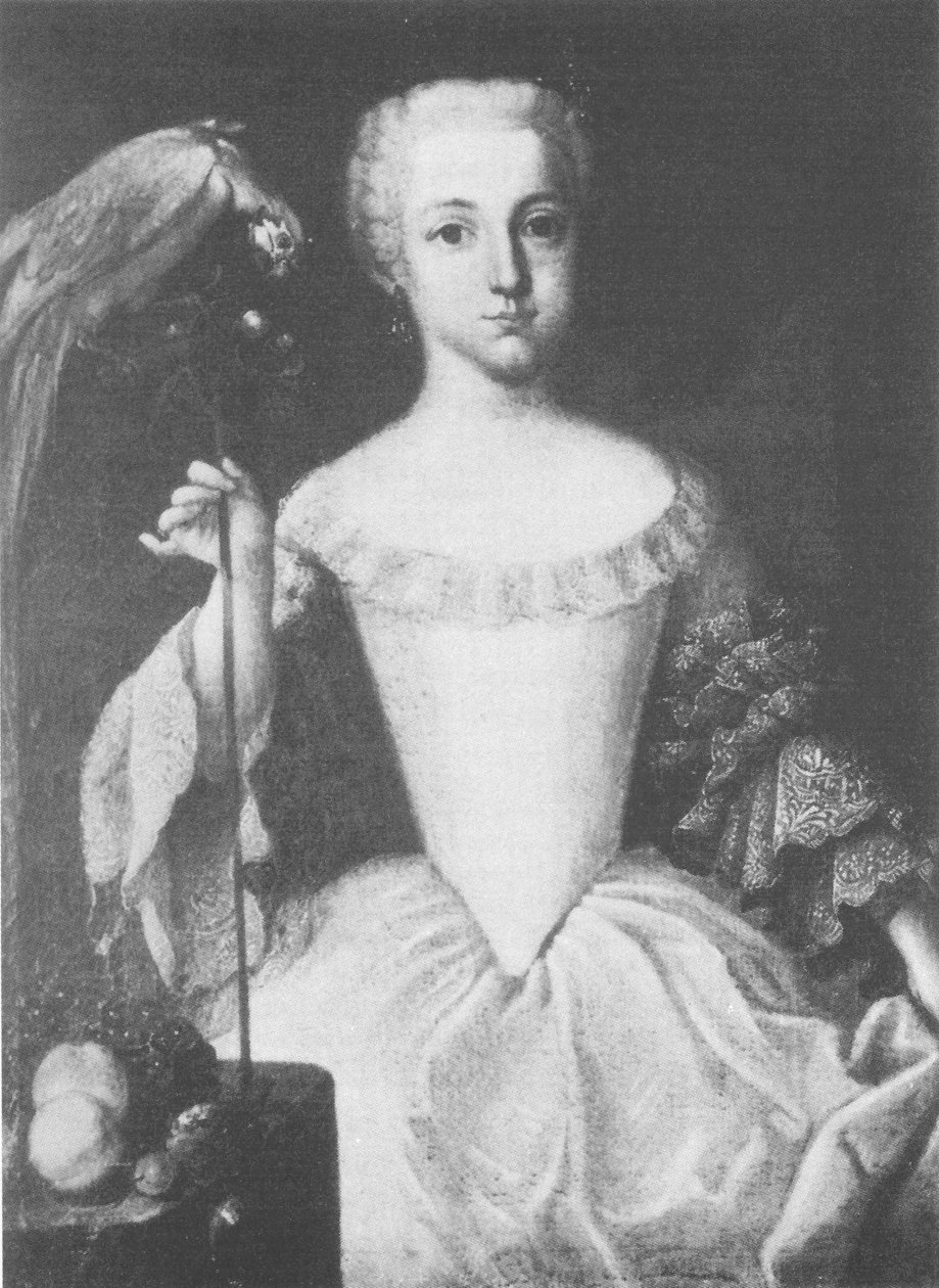 Portret Franziski Antonii von Falkenstein, z domu Franziska Antonia von Schauenburg (1744-1786) autorstwa Unknown