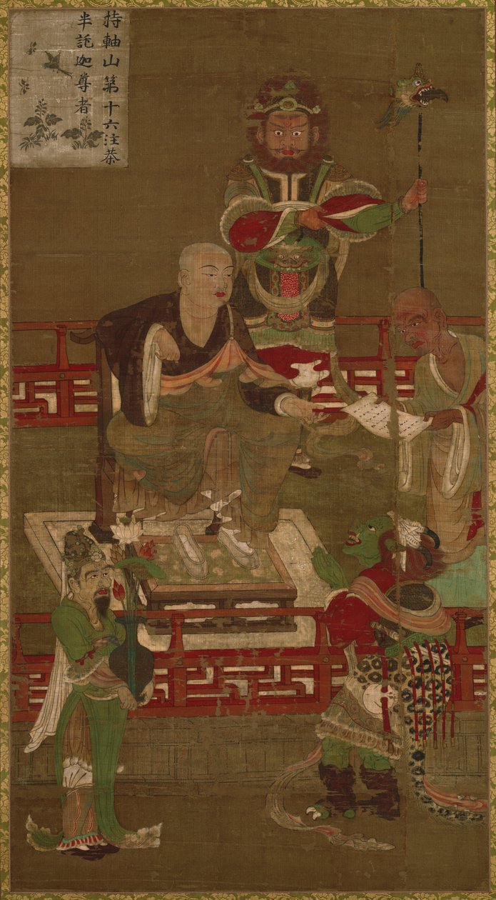 Szesnasty Arhat, Chudapanthaka autorstwa Unknown artist