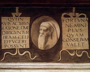 Fragment Maximes - Fresk, koniec XV wieku autorstwa Giorgione