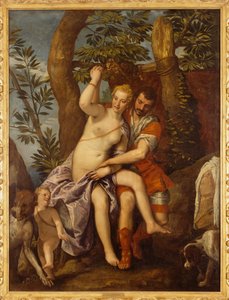 Wenus i Adonis autorstwa (1528-88) (and studio) Veronese