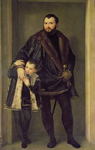 Giuseppe da Porto i jego syn Adriano, c.1555 (olej na płótnie)