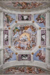 Olimp, sklepienie Sali Olimpu autorstwa Veronese