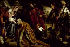 Pokłon Trzech Króli (olej na płótnie) autorstwa Veronese