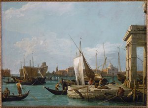 Dogana w Wenecji (obraz na płótnie) autorstwa (1697-1768) Canaletto