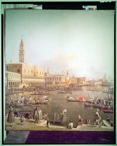 Molo i Pałac Dożów z Bacino Di San Marco autorstwa (1697-1768) Canaletto