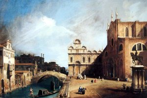Wenecja, Szkoła św. Marka autorstwa Canaletto