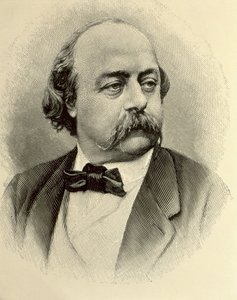 FLAUBERT, Gustave (1821-1880). Angielski pisarz. Rycina autorstwa (1820 1910) (after) Nadar
