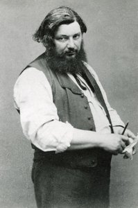 Gustave Courbet (zdjęcie czarno-białe)