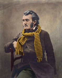 Gustave Dore (1832-1883) autorstwa Felixa Nadara - późniejsza kolorystyka autorstwa Nadar