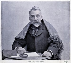 Mallarme (1842-1898) - fotografia Nadara, Carnavalet. autorstwa Nadar
