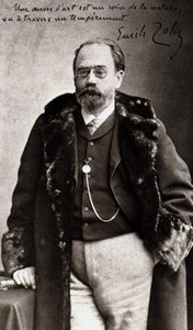 Portret Emile Zola (1840 - 1902) autorstwa Nadara. autorstwa Nadar