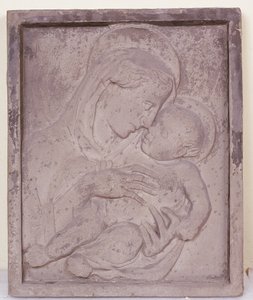 Madonna z Dzieciątkiem (ok. 1386-1466). autorstwa (Workshop of) Donatello