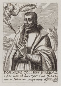 Dominic Collins , irlandzki jezuita i katolicki męczennik (grafika) autorstwa (after) English School