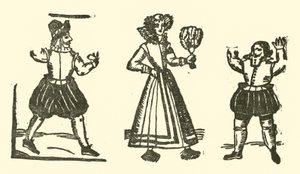 Ilustracja do Ballad Roxburghe (drzeworyt) autorstwa (after) English School