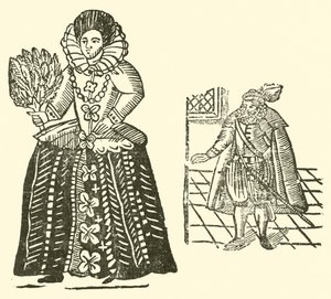 Ilustracja do Ballad Roxburghe (drzeworyt)