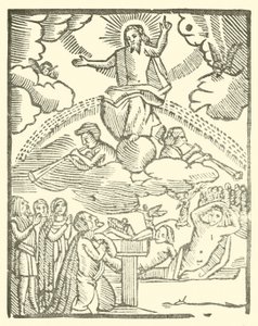 Ilustracja do Ballad Roxburghe (drzeworyt) autorstwa (after) English School
