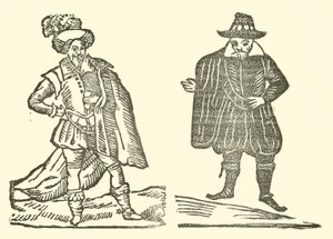 Ilustracja do Ballad Roxburghe (drzeworyt) autorstwa (after) English School