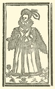 Ilustracja do Ballad Roxburghe (drzeworyt) autorstwa (after) English School