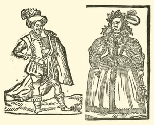 Ilustracja do Ballad Roxburghe (drzeworyt) autorstwa (after) English School
