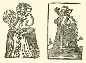 Ilustracja do Ballad Roxburghe (drzeworyt) autorstwa (after) English School
