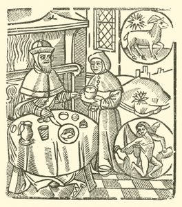 Ilustracja do Ballad Roxburghe (drzeworyt) autorstwa (after) English School