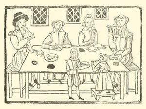 Ilustracja do Ballad Roxburghe (drzeworyt) autorstwa (after) English School