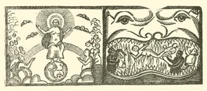 Ilustracja do Ballad Roxburghe (drzeworyt) autorstwa (after) English School