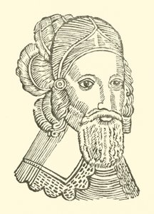 Ilustracja do Ballad Roxburghe (drzeworyt) autorstwa (after) English School