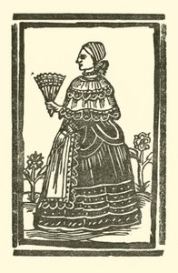 Ilustracja do Ballad Roxburghe (drzeworyt) autorstwa (after) English School